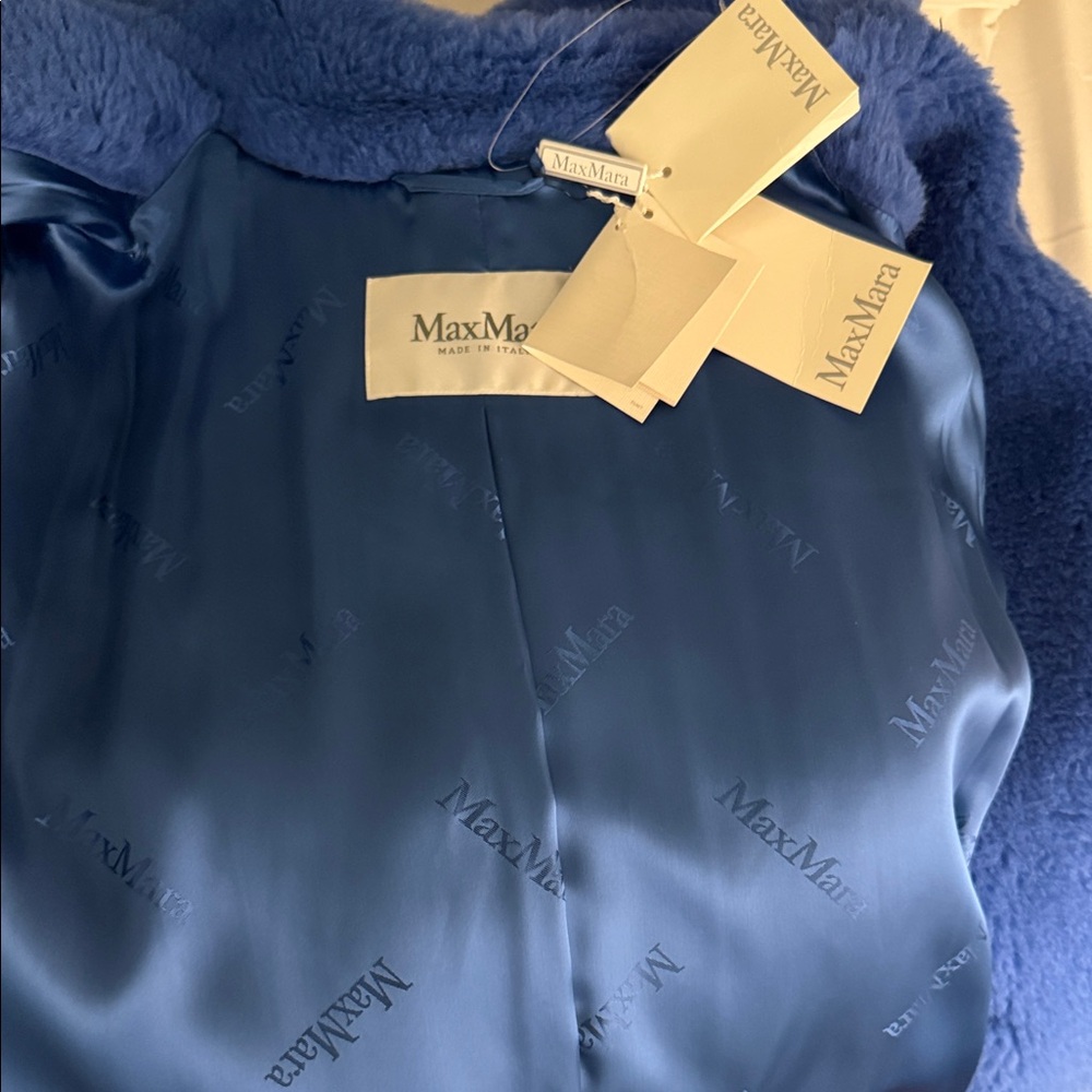MAX MARA Teddy Bear Alpaca-Blend Coat Small NWT - Picture 9 of 9